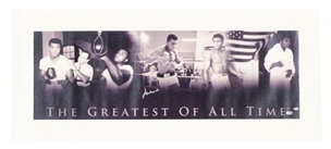 Muhammad Ali Signed "Greatest of All-Time" Canvas Print